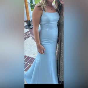 Della Amsale bridesmaid dress, Ice, Size 8